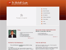 Tablet Screenshot of drshalabhgupta.com